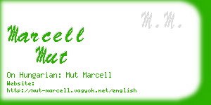 marcell mut business card